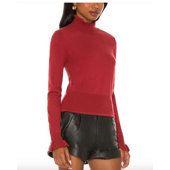 Stitches & Stripes Steffi Pullover - Revolve Small Red Sweater - Picture 2 of 8